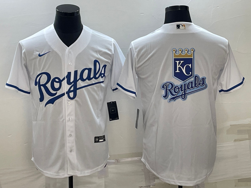 Men's Kansas City Royals White Jersey